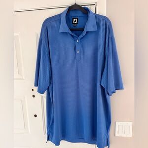 FootJoy royal blue Performance Golf Polo Shirt XXL– Moisture-Wicking